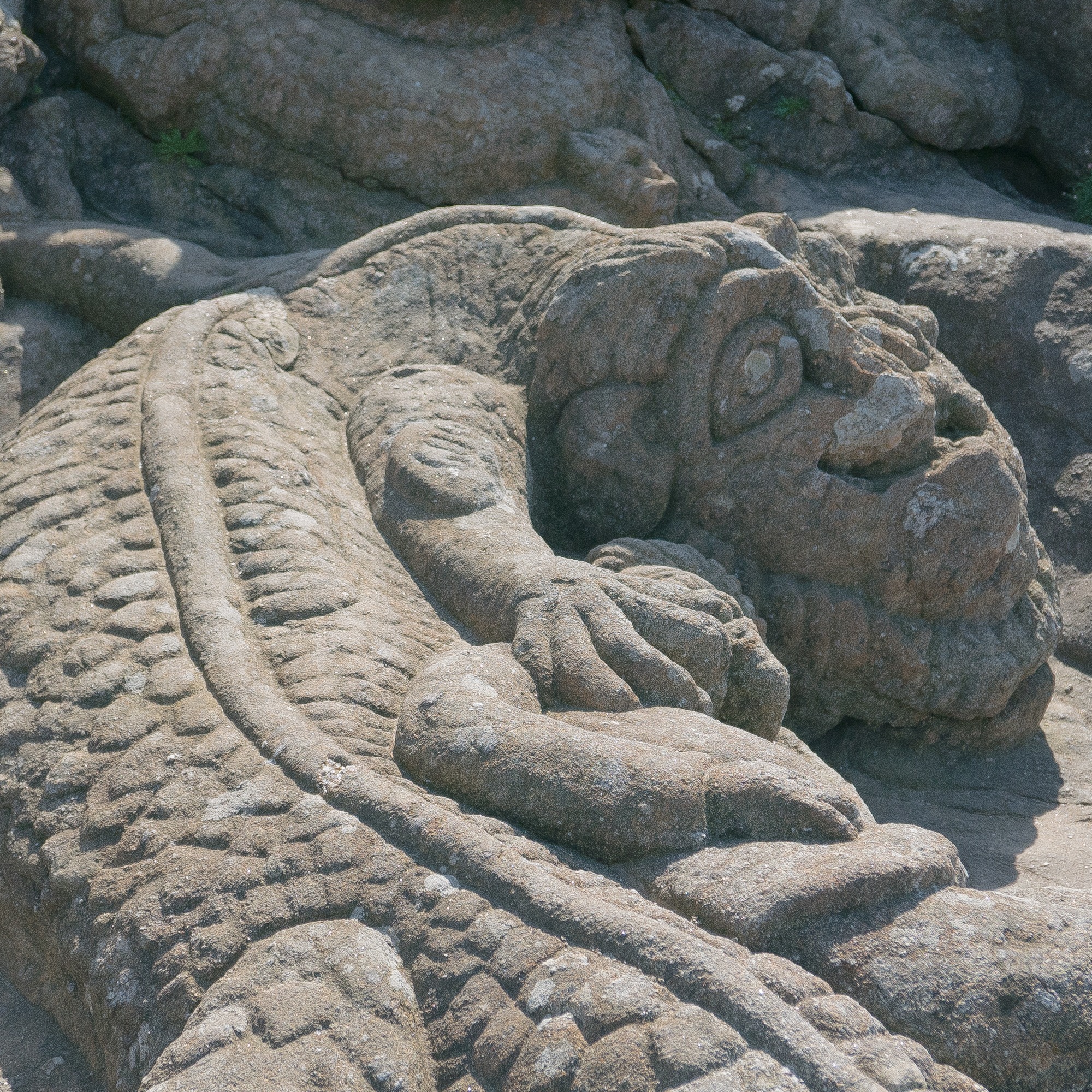 Saint Malo Bretagne rochers sculptés Abbé Fouré