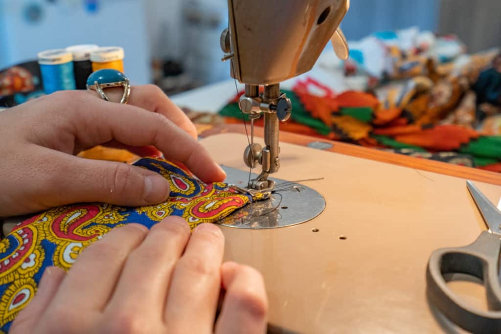 Atelier Moea headbands fabriqués en France à la main éthiques solidaires tissus chinés autour du monde