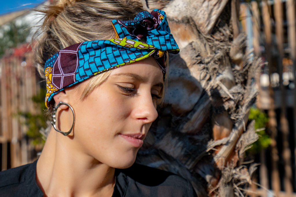 Atelier Moea headbands fabriqués en France à la main éthiques solidaires tissus chinés autour du monde