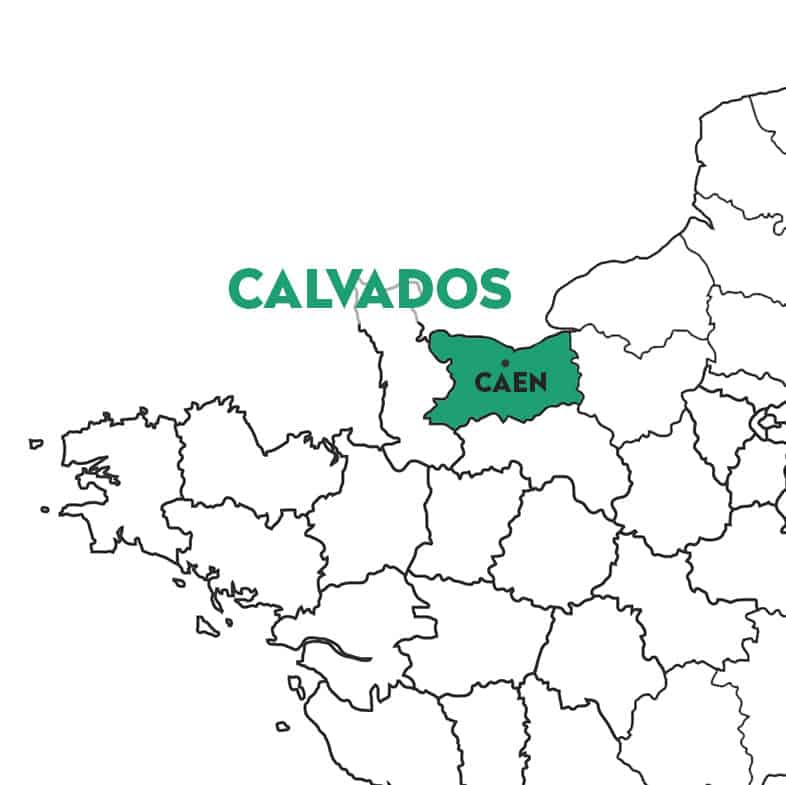 calvados Caen carte